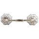Black Lotus Ceramic Bridge Handle