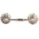 Black Flower Ceramic Bridge Handle