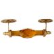 Yellow Cut Glass Golden Big Door Handle