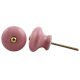 Pink Ceramic Knob
