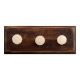 Cream Bone Wooden Hooks