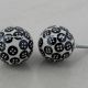 Black Button Knob