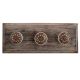 Mixed Color Ceramic Flat Wooden Hooks