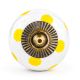 White Yellow Polka Ceramic Furniture Knob