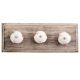 Golden Standing Rein Deer Pattern Ceramic Wooden Hooks
