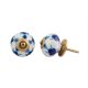 Blue Flower Knob