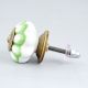 Pea Green Sunflower Medium Knob