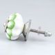 Pea Green Sunflower Medium Knob