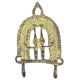 Brass 2 Hooksed Tribal Hooks