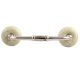 Cream Crackle Handmade Ceramic Bridge Handle 