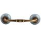 Grey Crackle Ceramic Bridge Handle