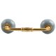 Grey Crackle Ceramic Bridge Handle