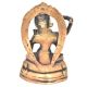 Tibetan Buddhist Manjusri Buddisattva Brass Buddha Statue