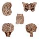 Set of 5 Piece New Mix Wooden Printing Block