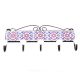 White And Red Sun Flower Tiles Hooks