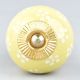 Yellow Ceramic Floral Drawer Knob Online