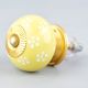 Yellow Ceramic Floral Drawer Knob Online