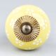 Yellow Ceramic Floral Drawer Knob Online