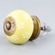 Yellow Ceramic Floral Drawer Knob Online