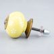 Yellow Ceramic Floral Drawer Knob Online