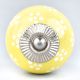 Yellow Ceramic Floral Drawer Knob Online