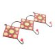 Red And Yellow Sunflower Ceramic Tiles Hooks