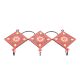 Red Yellow Sunflower Ceramic Tiles Hooks 