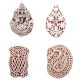 Set of 4 Piece New Mix Wooden Printing Block