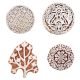 Set of 4 Piece New Mix Wooden Printing Block