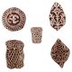 Set of 5 Piece New Mix Wooden Printing Blocks