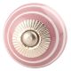 Lavender Striped Ceramic Cabinet Knob