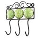 Sage Green Ceramic Floral Tiles Hooks 