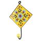 Turquoise Tiny Flower Ceramic Tiles Hook