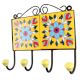 Turquoise Sonflower Ceramic Tiles Hook