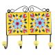 Turquoise Sonflower Ceramic Tiles Hook