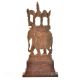 Handcarved Wooden Art Sculpture Maharaja ElephantÂ 