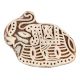 Set of 1 Piece New Wooden Printing Block