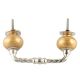 Golden Solid Cearmic Cut Bridge Handles