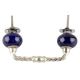 Navy Blue Ceramic Cut Bridge Handles
