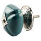 Solid Forest Green Square Ceramic Furniture Knob Online