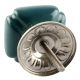 Solid Forest Green Square Ceramic Furniture Knob Online