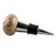 Golden Flower Ceramic Floral Wine Stopper