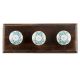 Turquoise Flower Ceramic  Wooden Hook Online