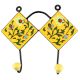 Green Leaf Ceramic Tile Hook 