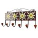 Pea Green Flower Ceramic Tile Hook