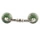 Pea Green Etched Ceramic Floral Cut Bridge Handle Online