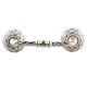 White Pattern Etched Ceramic Cut Bridge Handle Online