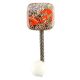 Gold Fish Square Ceramic Wall Hook in Antique Fitting