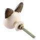 White Resin Cat Drawer Knob Online
