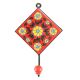 Yellow Wheel Tiny Flower Ceramic Tile Hook